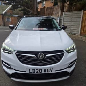 2020 VAUXHALL GRANDLAND X 1.2 AUTOMATIC, SRI/NAV, TURBO, ONLY 38000 MILES, WHITE, LOOKS NICE DRIVES PERFECT. WARRANTY INC.